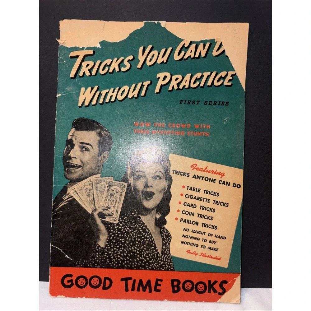 Tricks, You Can Do Without Practice First Series, Copyright 1944 Good Time Books